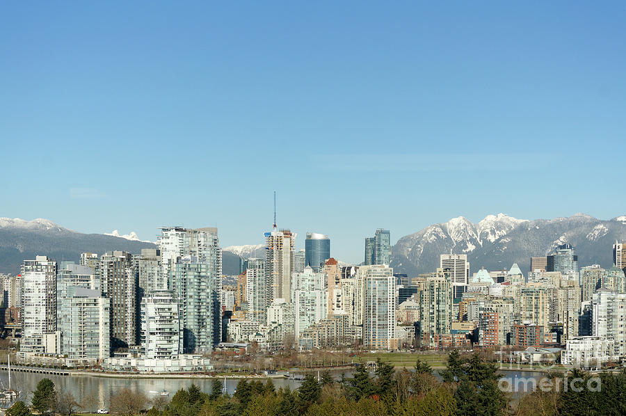 City of Glass Vancouver Skyline Photograph by John  Mitchell