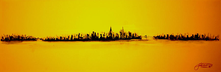 City Of Gold Painting by Jack Diamond
