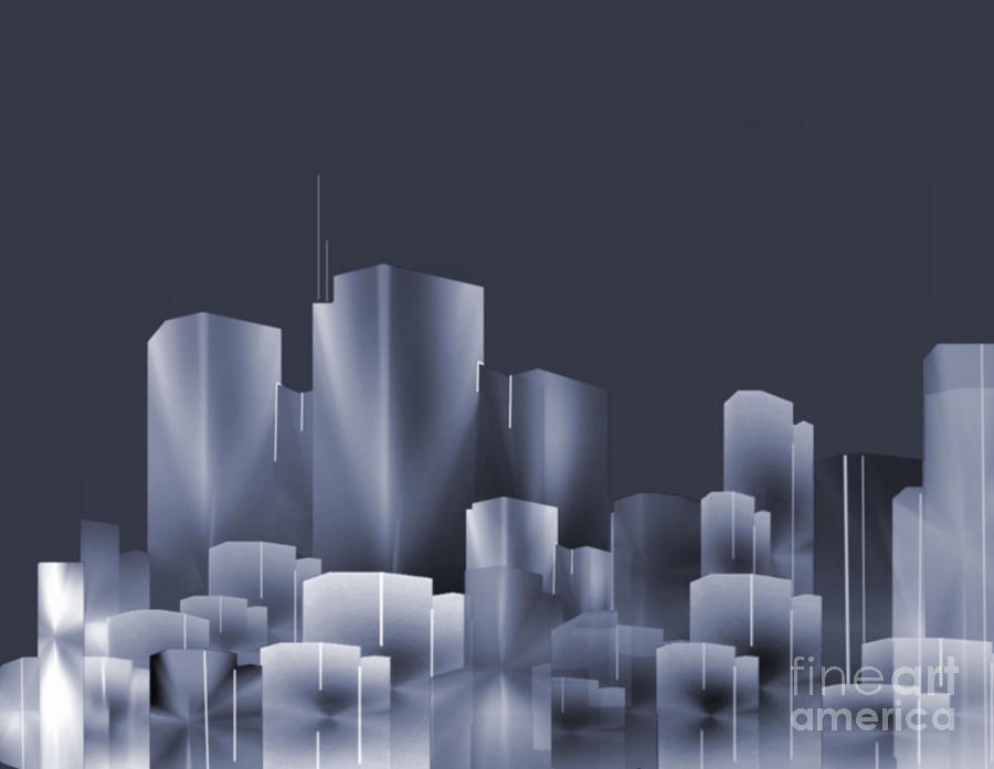 City Of Light 7 Digital Art by John Krakora