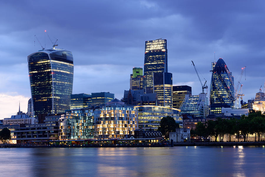 City Of London Skyline Photograph by Simon Belcher