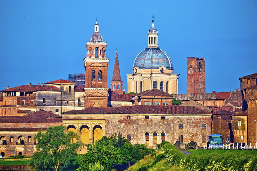 City of Mantova skyline view Photograph by Brch Photography