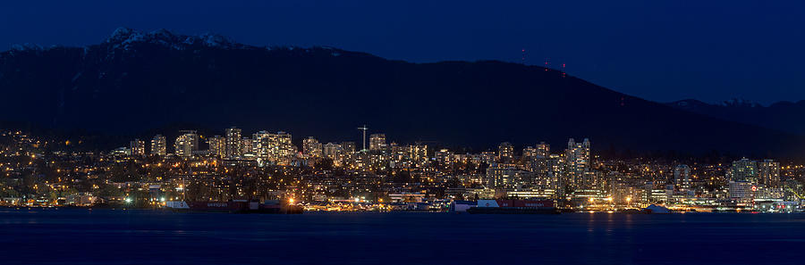 City of North Vancouver Panorama Photograph by Michael Russell