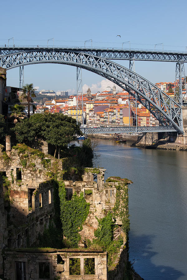 Architecture Photograph - City of Porto in Portugal Picturesque Scenery by Artur Bogacki