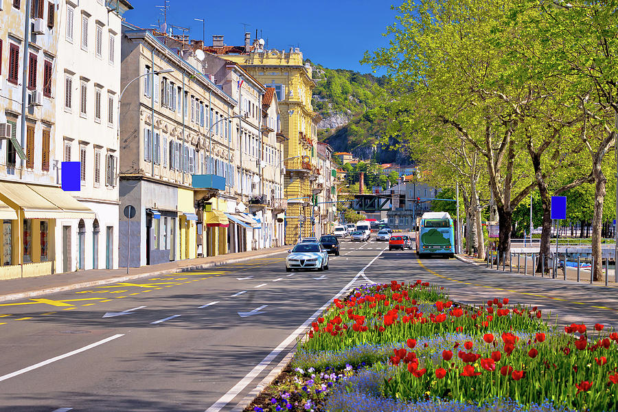 City of Rijeka Delta street view Photograph by Brch Photography