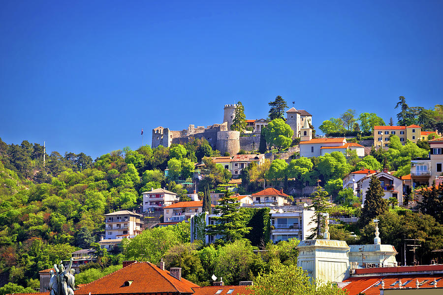 City of Rijeka Trsat sanctuary view Photograph by Brch Photography