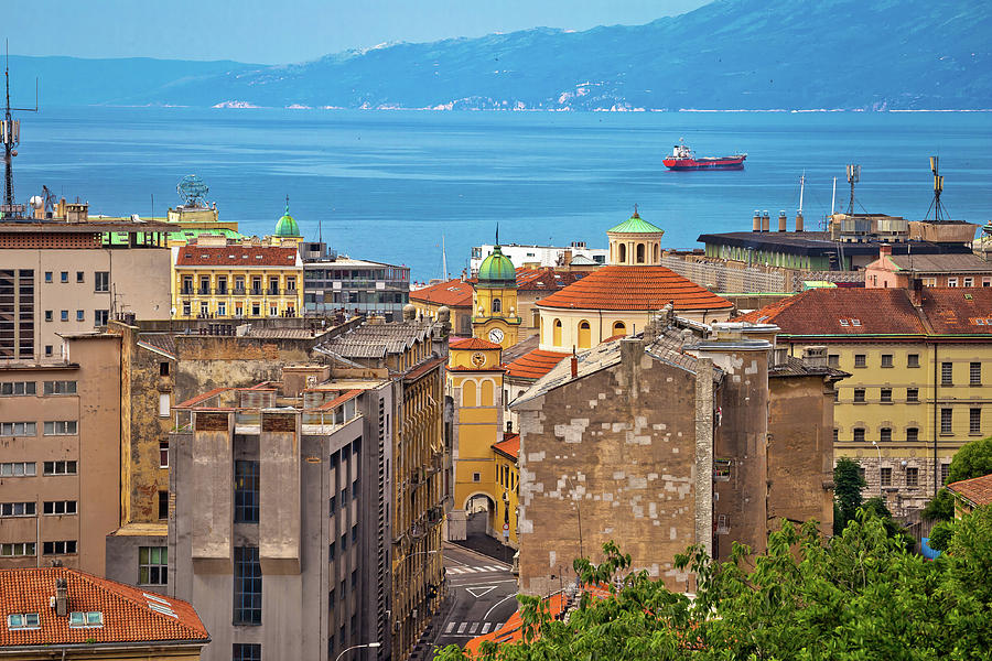 City of Rijeka waterfront view Photograph by Brch Photography