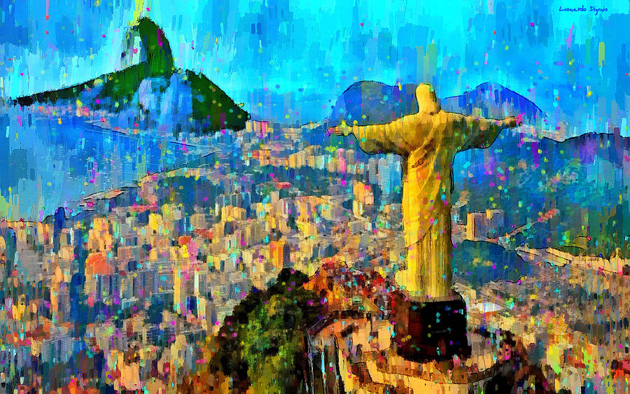 City Of Rio De Janeiro - Pa Painting