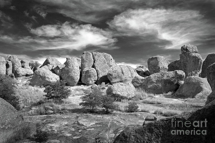 City Of Rocks And Sky Photograph