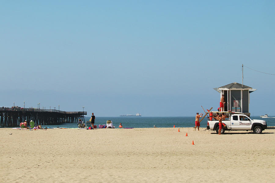 City of Seal Beach Lifeguards Photograph by Art Block Collections
