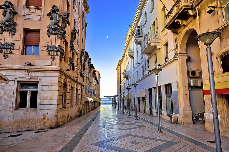 City of Split architecture view in Marmontova street Photograph by Brch Photography