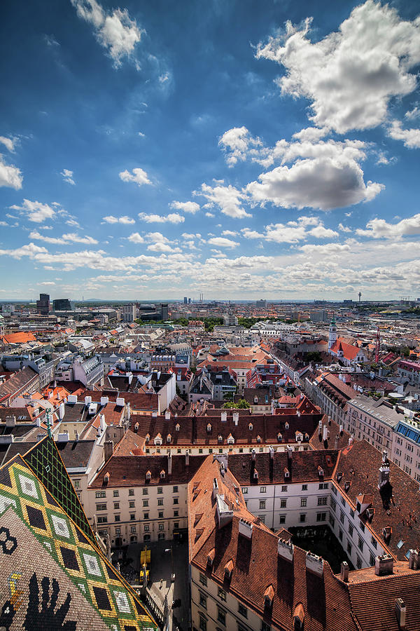 City of Vienna Cityscape in Austria Photograph by Artur Bogacki