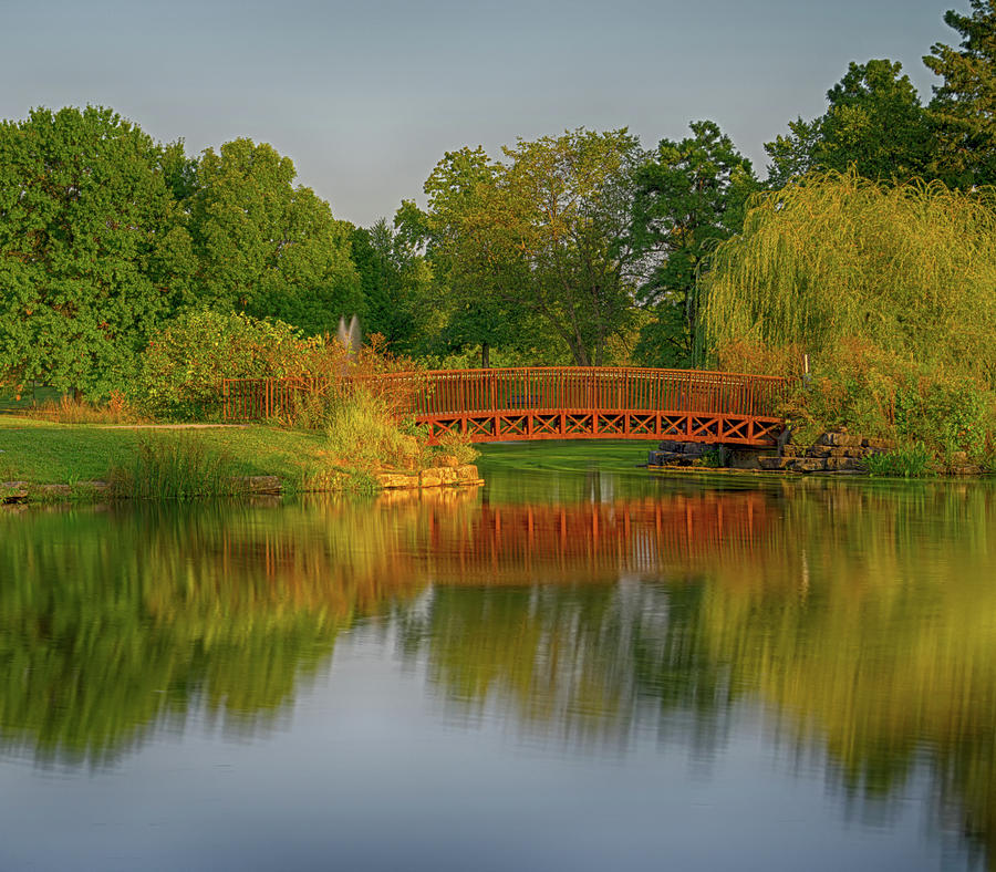 City Park Bridge Photograph by Allen Skinner - Fine Art America