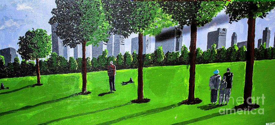 City Park by David Jackson Painting by David Jackson
