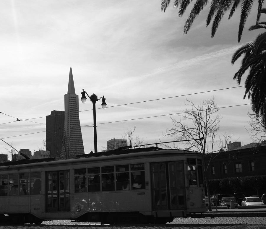 Black And White Photograph - City Rail by Joshua Sunday