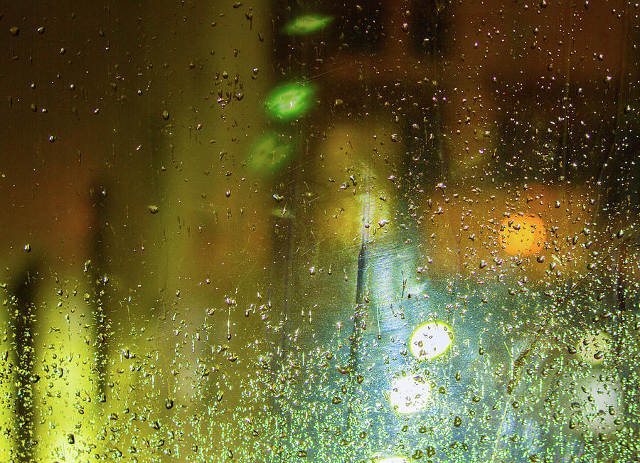 City Rain Photograph by Bonnie Follett