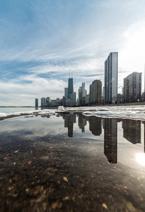 Chicago Photograph - City Reflections by Andres Marin