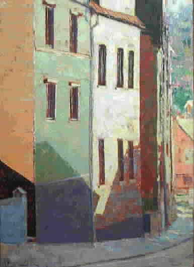 City Scape 1 Painting by Walter Casaravilla