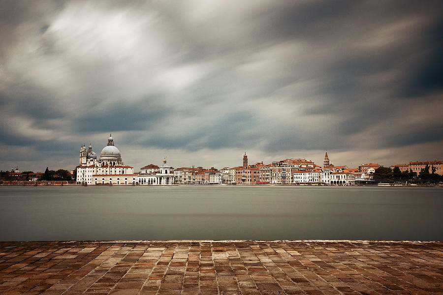 City skyline of Venice long exposure Photograph by Songquan Deng