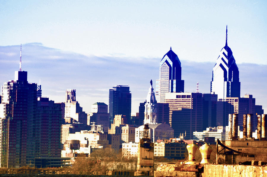 City Skyline Philadelphia Photograph by Bill Cannon