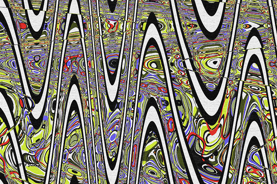 City Street Color Panel Abstract #4 Digital Art by Tom Janca