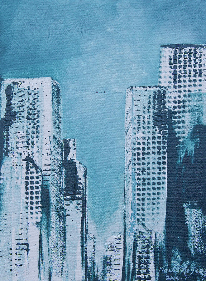 City Trapeze Painting by Melanie Meyer - Fine Art America