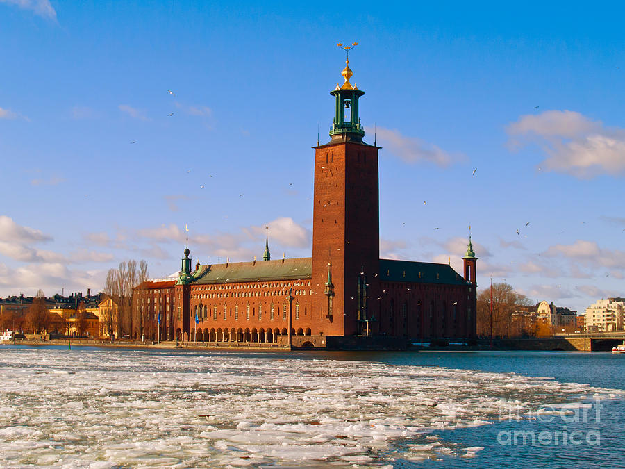 Cityhall of Stockholm at Winter Photograph by Anastasy Yarmolovich