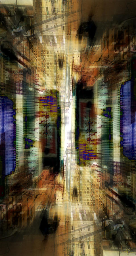 Cityscape Digital Art by Kenneth Armand Johnson