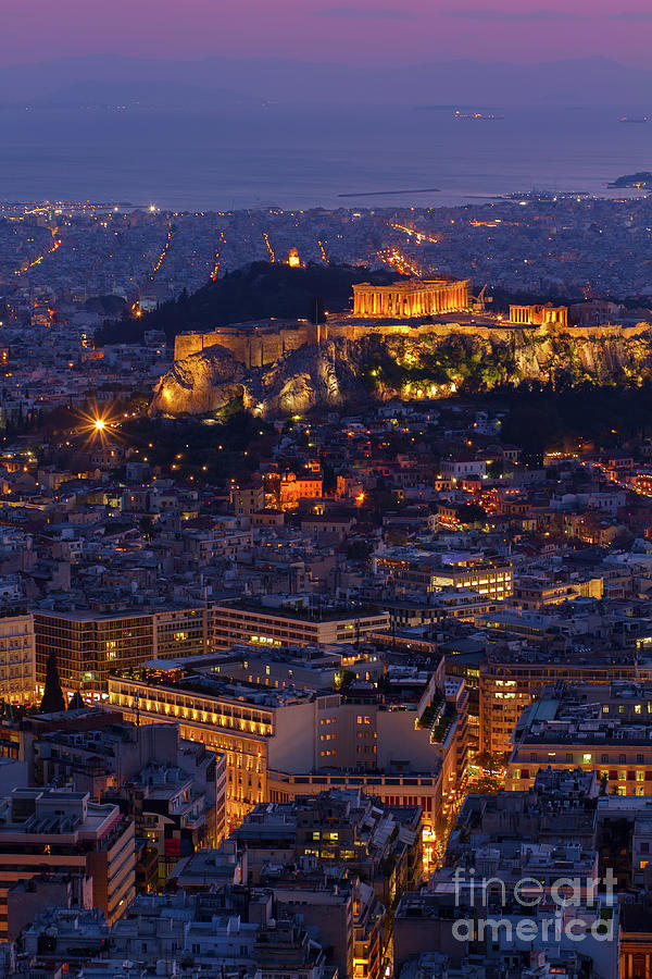 Cityscape of Athens  Photograph by Anastasy Yarmolovich