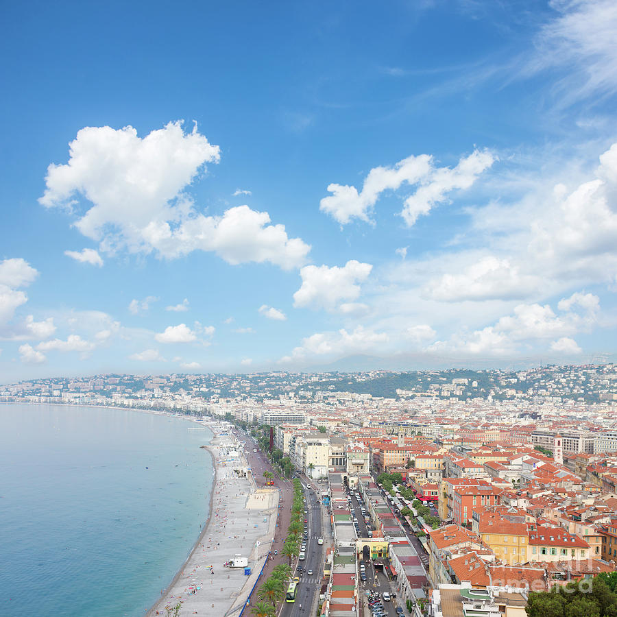 Cityscape of Nice in France Photograph by Anastasy Yarmolovich