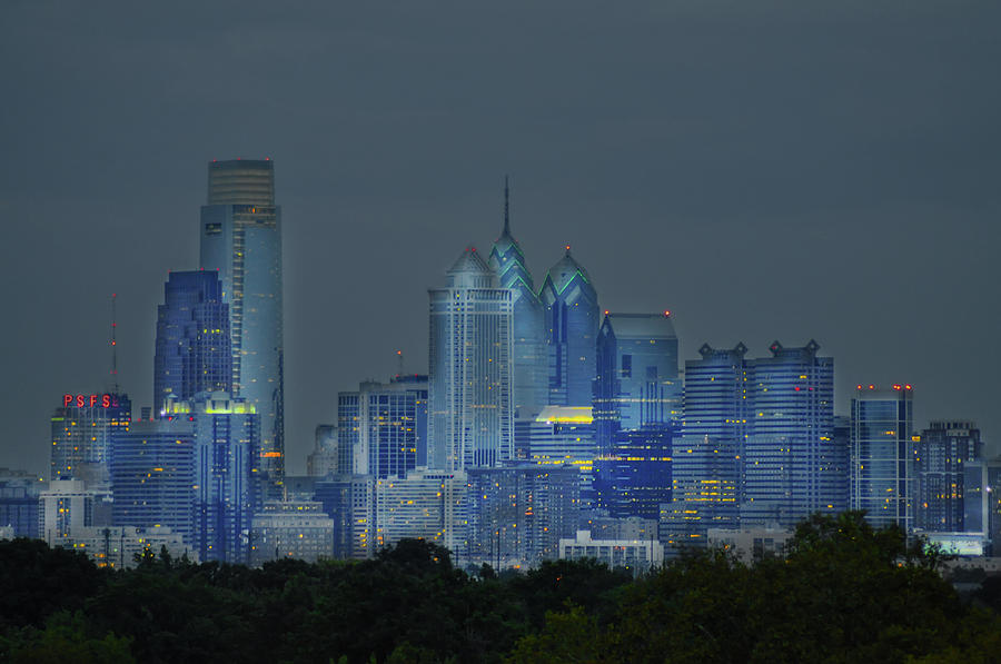 Cityscape - Philadelphia Pennsylvania Photograph by Bill Cannon