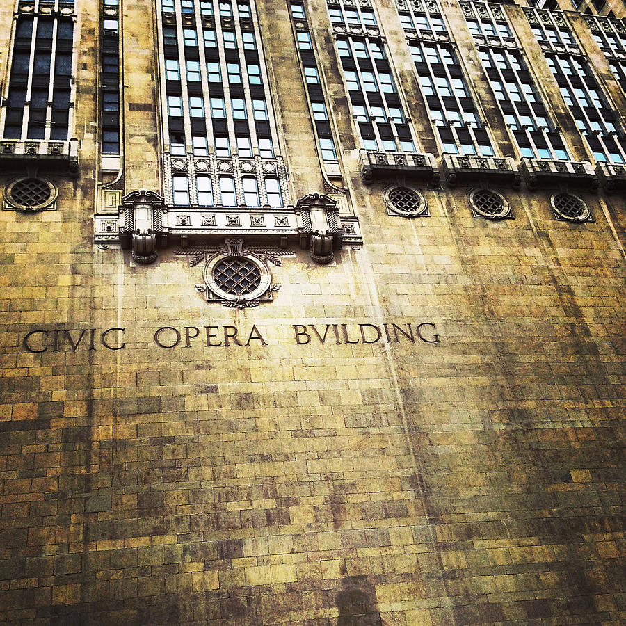 Chicago Photograph - Civic Opera Building by Jeff Klingler