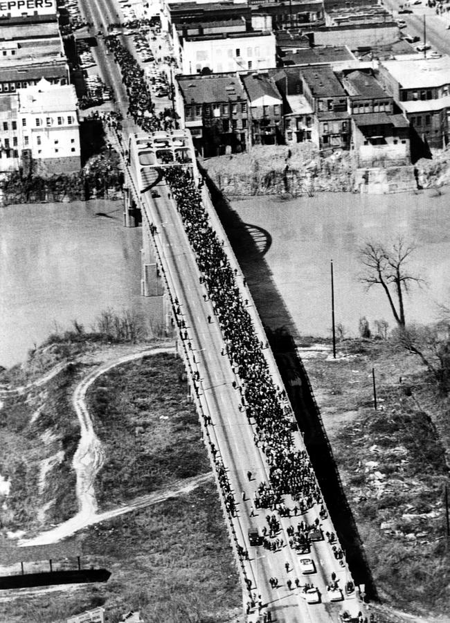 1960s Photograph - Civil Rights March Selma To Montgomery by Everett
