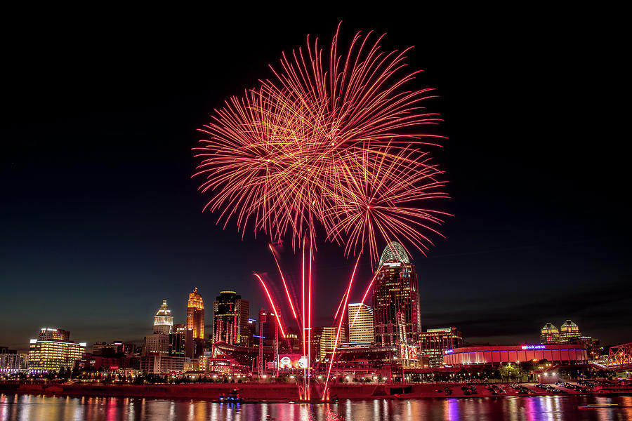 Civil Twilight Fireworks Photograph by James Patterson - Fine Art America