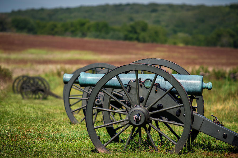 Civil War Artillery Photograph by James Barber
