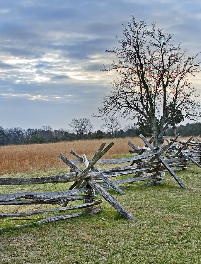 Civil War Battlefield - Manassas - Virginia Photograph by Brendan Reals