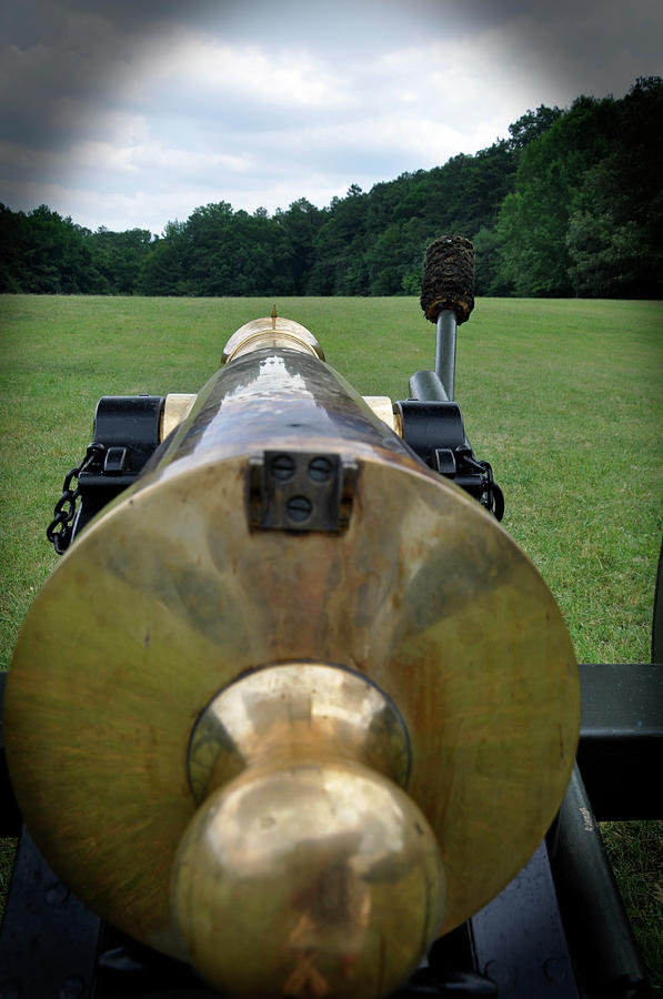 Civil War Cannon Photograph