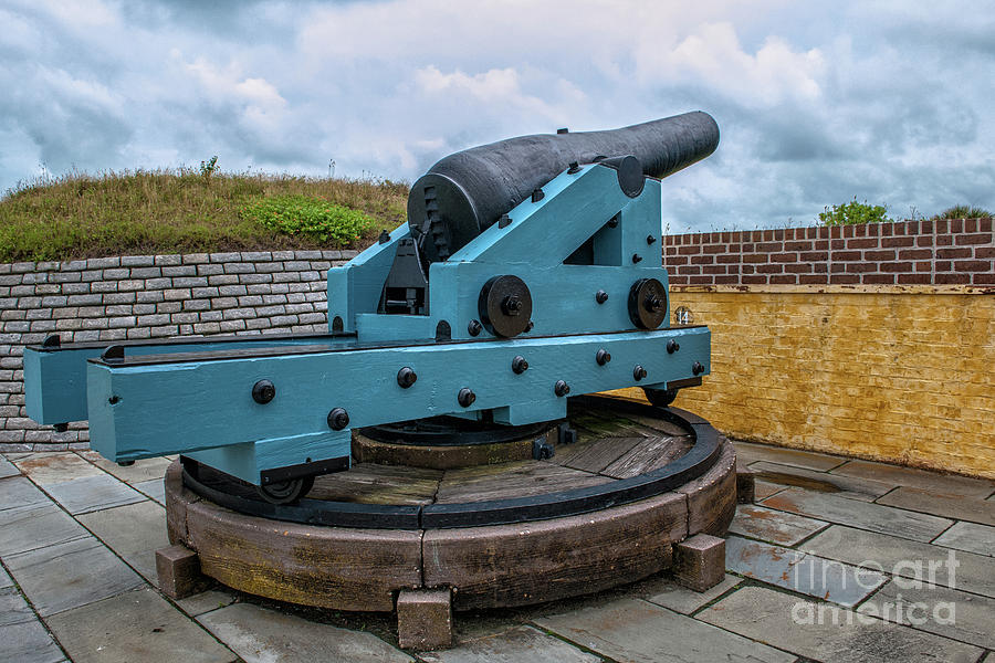 Civil War Cannon Photograph