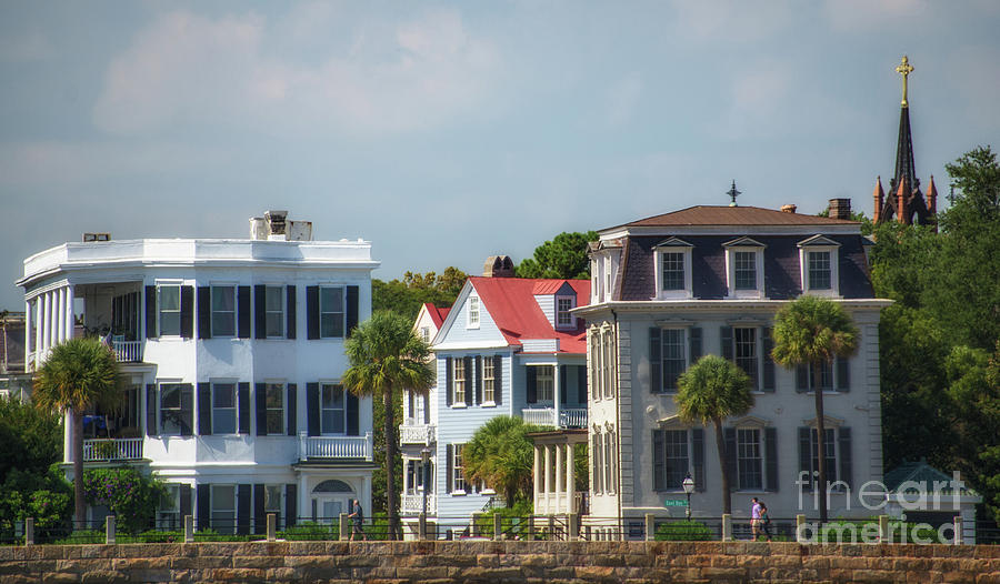 Civil War Era Battery Homes in Charleston  Photograph by Dale Powell
