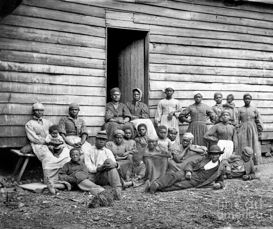 Civil War: Freed Slaves Photograph by Granger