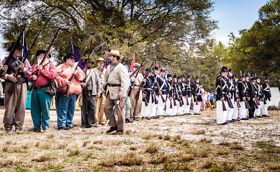 Civil War Reenactment 2 Photograph by Debra Forand