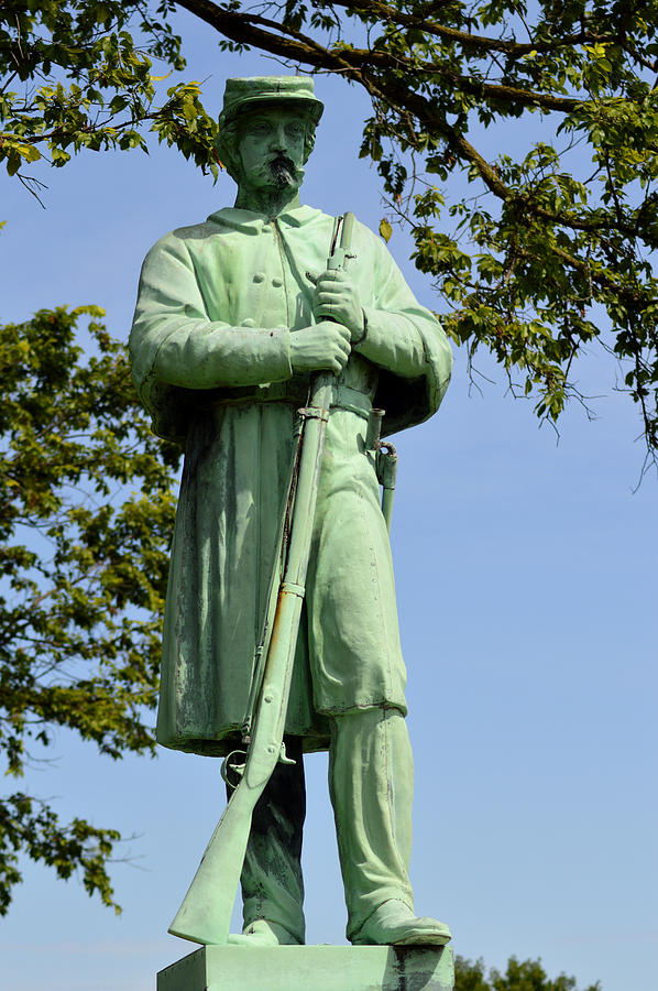 Civil War Soldier Statue Photograph by Belinda Stucki - Fine Art America