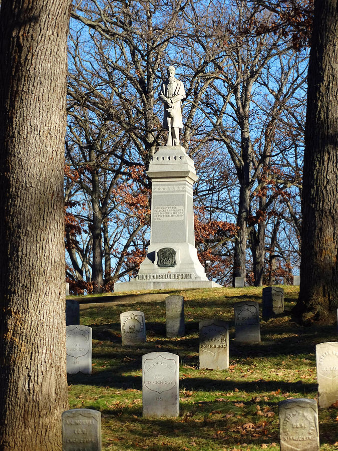 Civil War Statue Photograph by David T Wilkinson