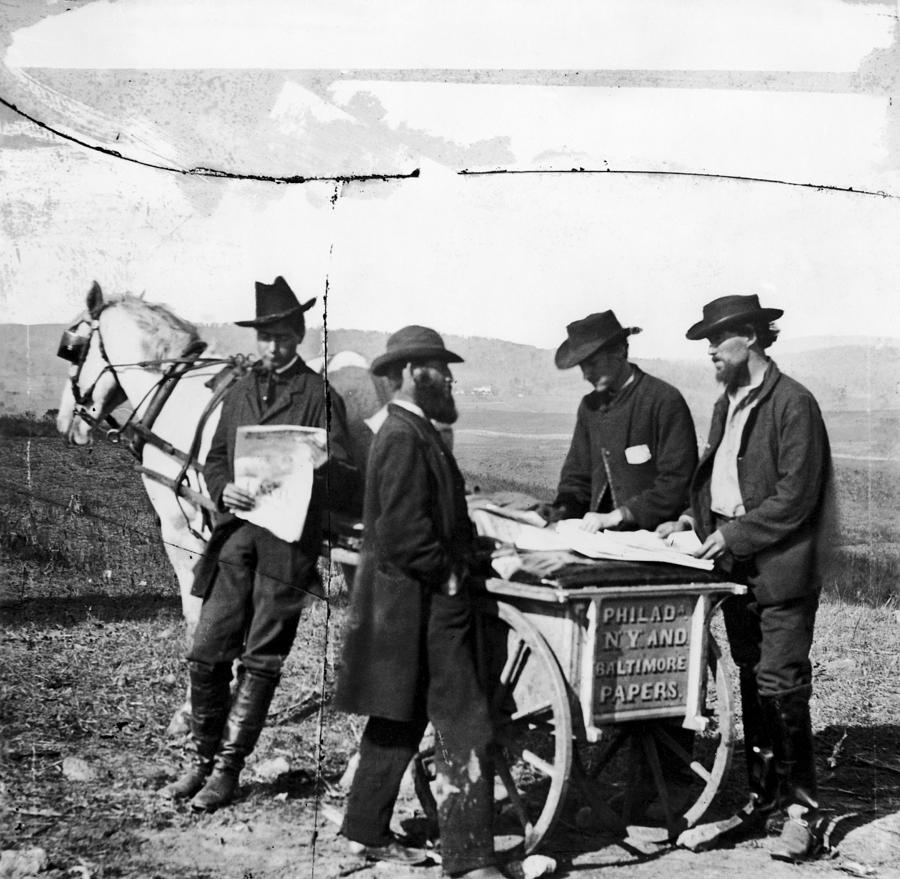 Civil War: Union Camp, 1863 Photograph by Granger - Fine Art America