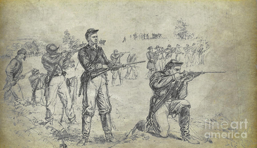 Civil War Union Cavalry Troopers Digital Art by Randy Steele