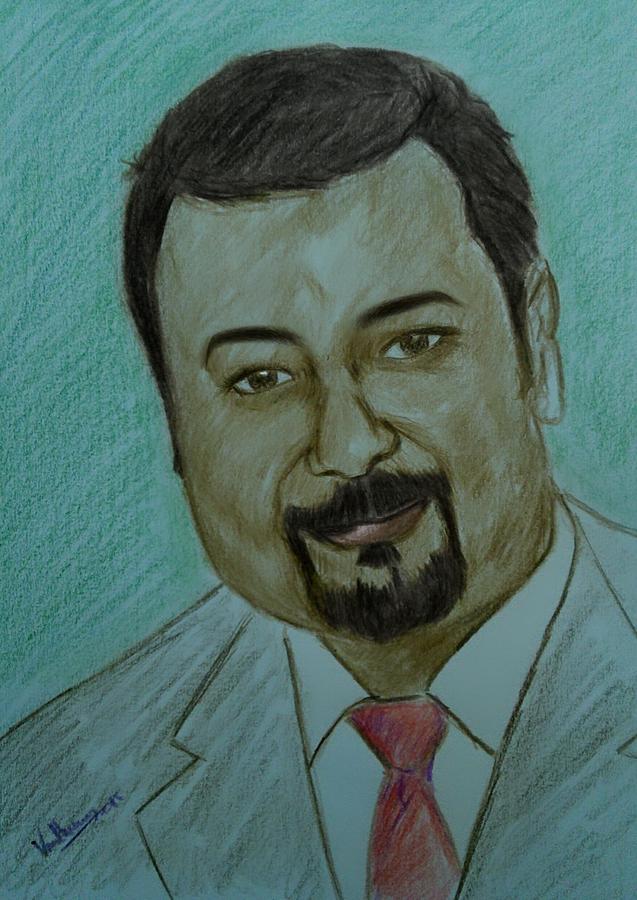 CJ portrait Drawing by Vineeth Menon - Pixels