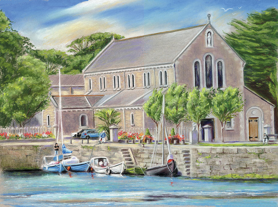 Galway Painting - Claddagh Church Galway by Irish Art