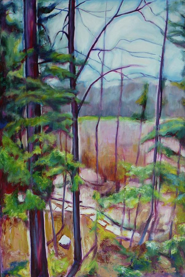 Clair Creek I Painting by Sheila Diemert