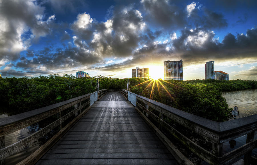 Clam Pass Boardwalk Photograph by Steve Augulis - Fine Art America