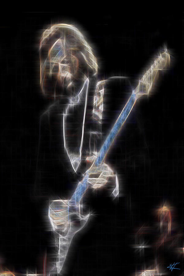 Clapton Digital Art by Kenneth Armand Johnson