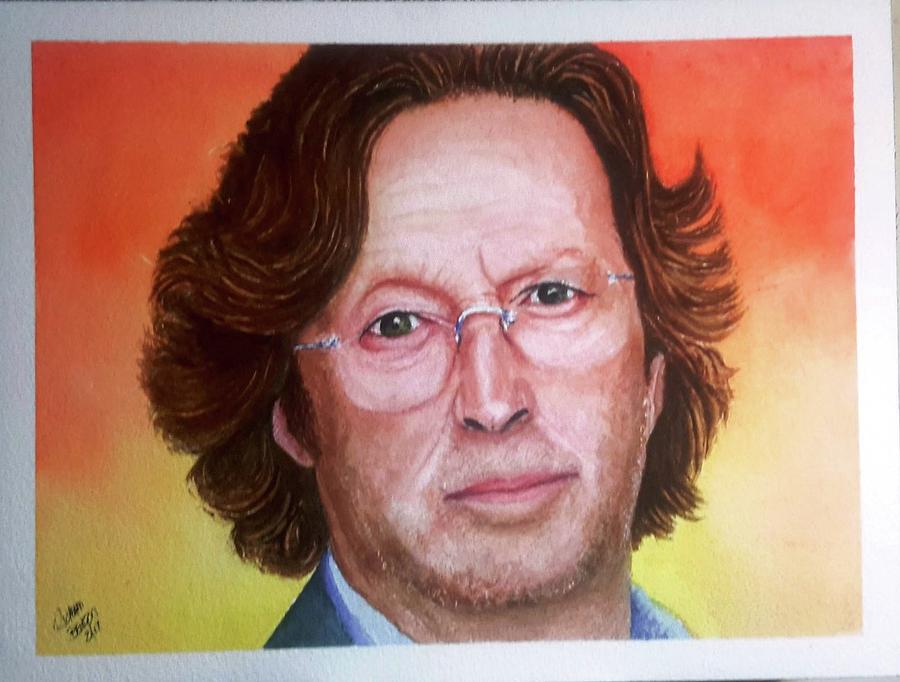 Clapton Painting by Richard Benson